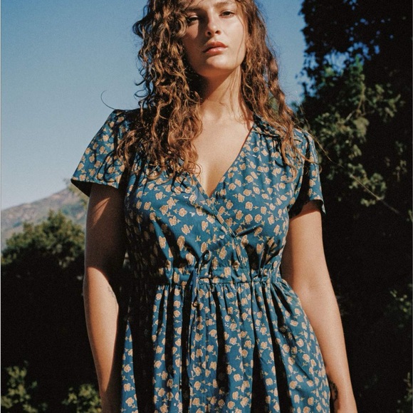 Christy Dawn The Dawn Dress Navy Poppy